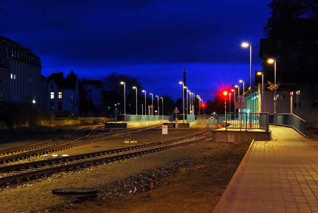 Litoměřice h.n., nová železniční stanice Litoměřice horní nádraží