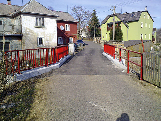 Rekonstruovaný most v Dolním Podluží